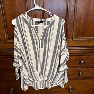 Cute blue and white summer shirt